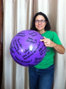 Ingleside Baptist Church, Macon, GA, donated this  ball for our ministry!