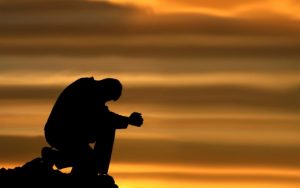 prayer sunset